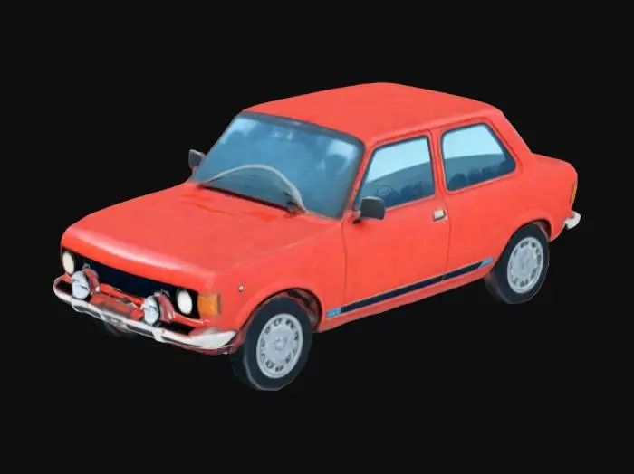 3D model for fiat 128 car