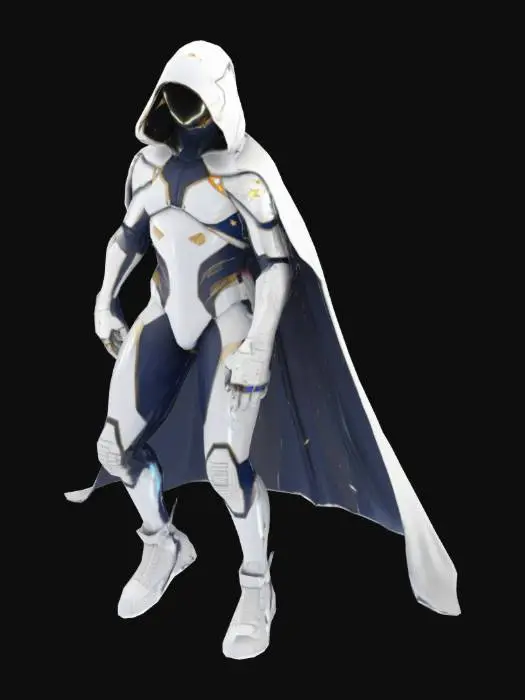 3D model for Nova, incelikli ve fütüristik bir görünüme sahiptir, galaktik bir keşifçi ya da kozmik bir kahraman gibi bir havası vardır. Üzerinde, yıldızlarla dolu akışkan bir pelerin vardır, bu pelerin pixel tarzında parlayan yıldızlarla süslenmiştir. Vizörlü kaskı yüzünü gizler ve ona kozmik enerjiyle donatılmış bir kahraman izlenimi verir. Tasarımı oldukça zarif ve her detayı, uzun menzilli hassas saldırılara uygun şekilde şekillendirilmiştir.