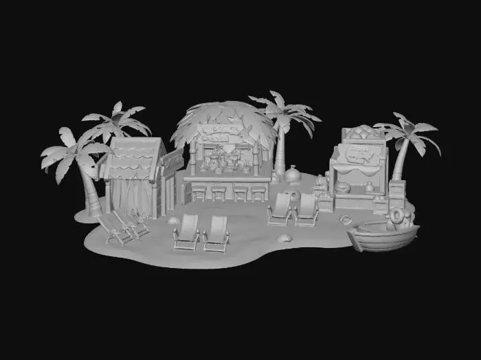 3D model for mk village