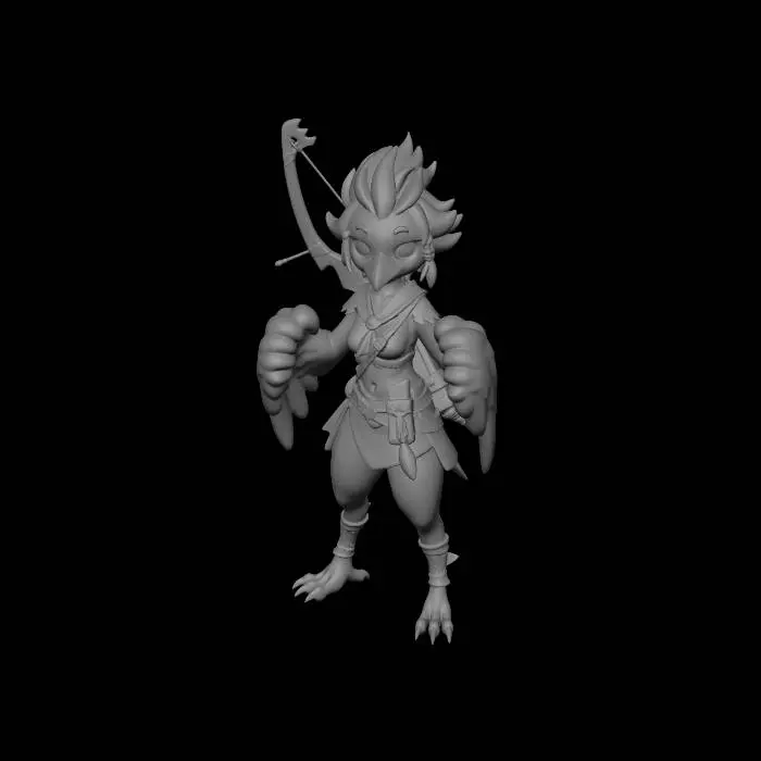 3D model for Feathered Archer