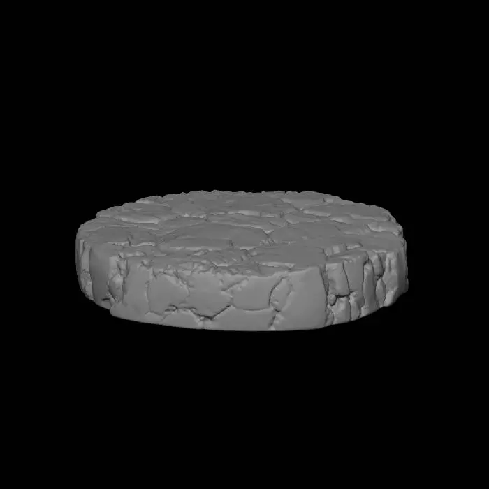 3D model for Cracked Lava Circle