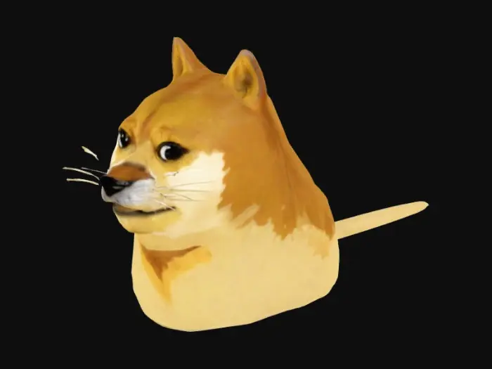 3D model for Doge Meme
