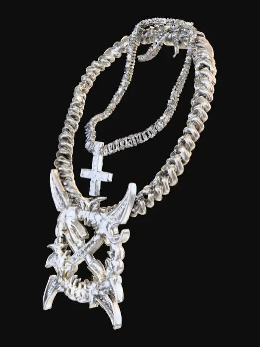 3D model for Gothic Pendant Necklace