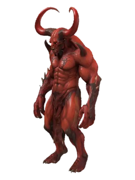 Infernal Colossus - Diablo 3D model, vytvořený pomocí AI