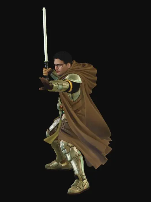 3D model for Verdant Lightsaber Sentinel