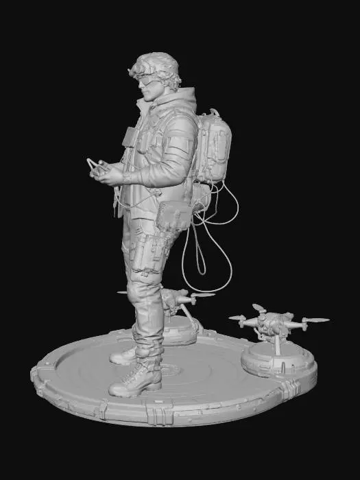 3D model for Operador de drones