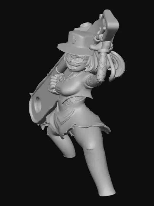 3D model for Chainsaw Cheerleader
