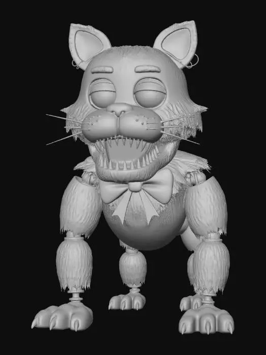 3D model for Mechanical Feline Fright