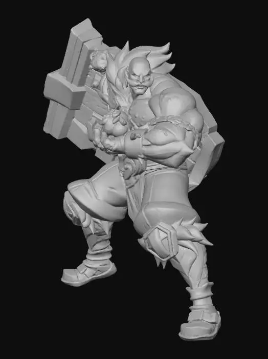 3D model for Warrior's Companion