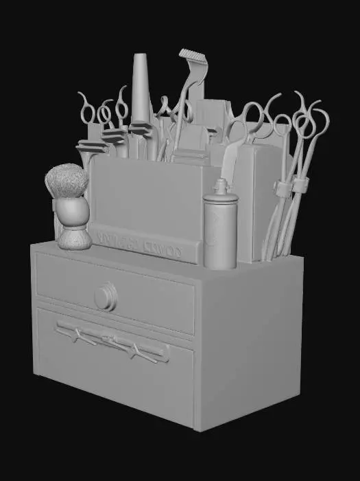 3D model for Barber's Treasure Chest