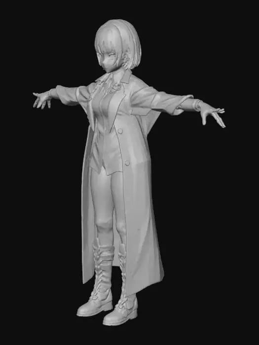 3D model for Angel of Red and White