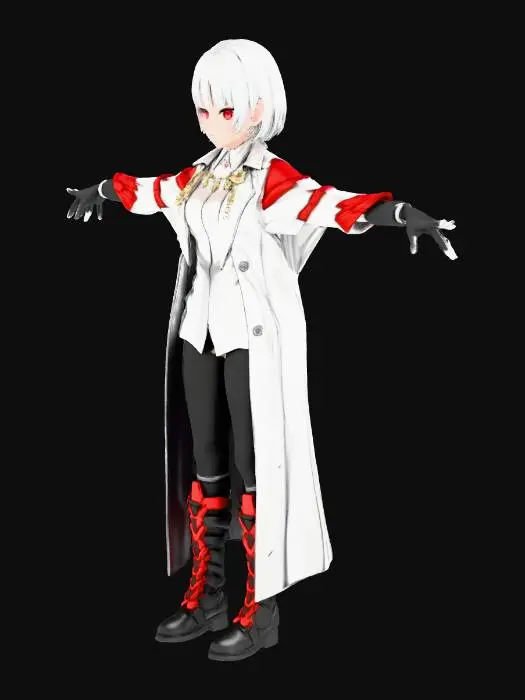 3D model for Angel of Red and White