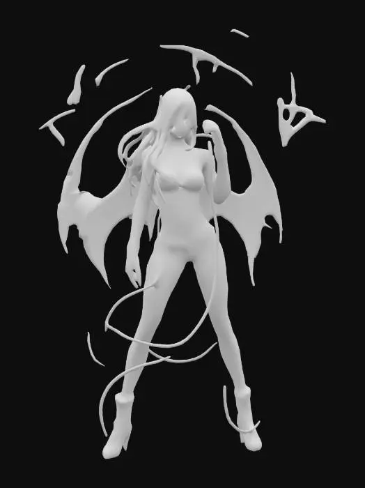 3D model for Demonic Enchantress