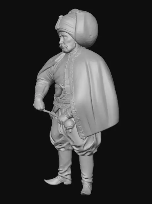 3D model for Ottoman Nobleman Portrait