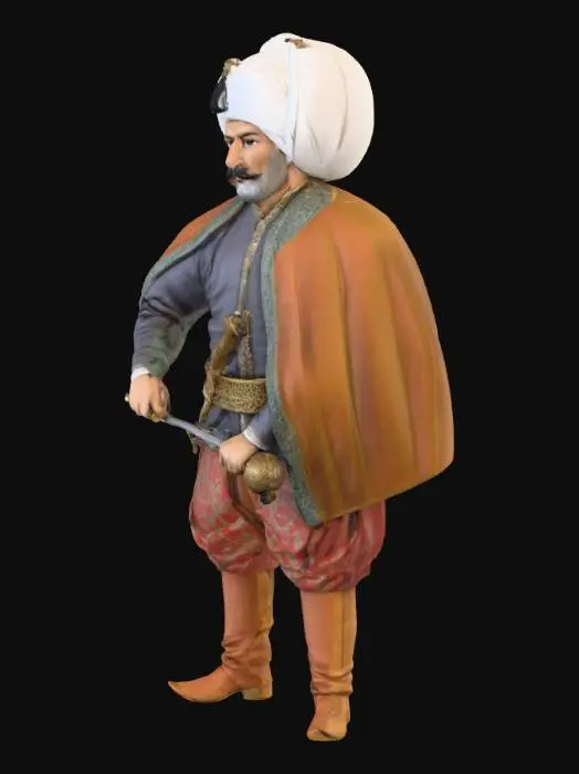 3D model for Ottoman Nobleman Portrait