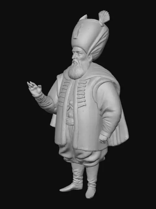 3D model for Kanuni Sultan Süleyman
