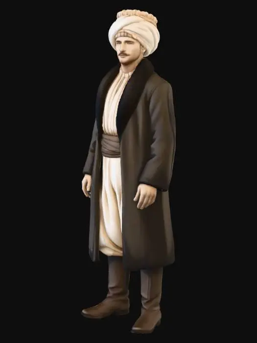 3D model for Evliya Çelebi