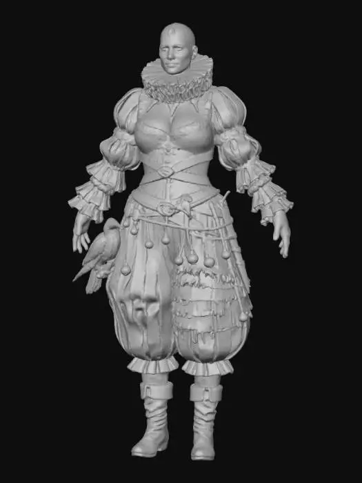 3D model for Harlequin Masquerade