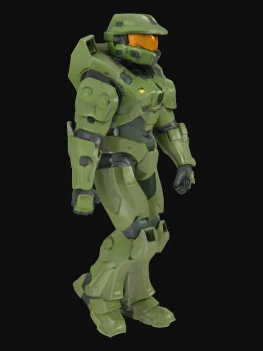 3D model for master chief, standing up