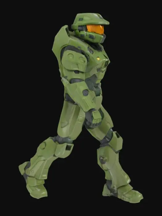 3D model for master chief, standing up