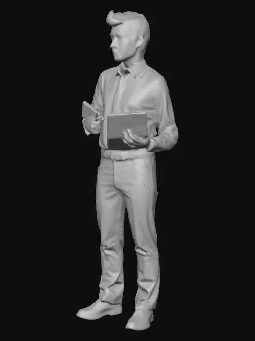 3D model for Wygeneruj pracownika biurowego. Mężczyzna