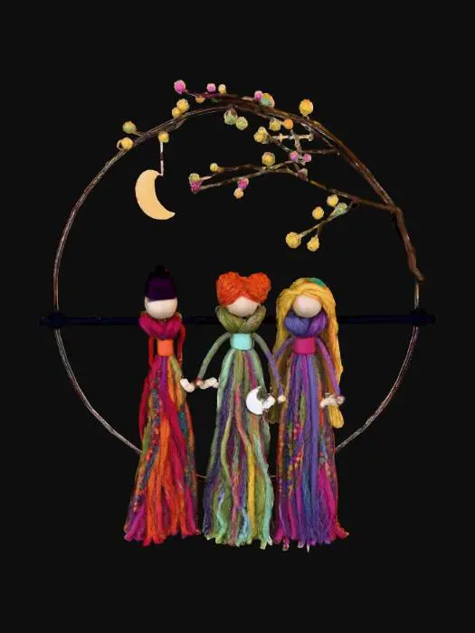 3D model for Moonlit Trio