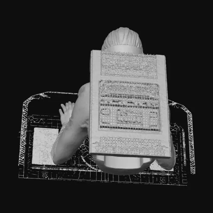 3D model for Virtual Reality Interface Exploration