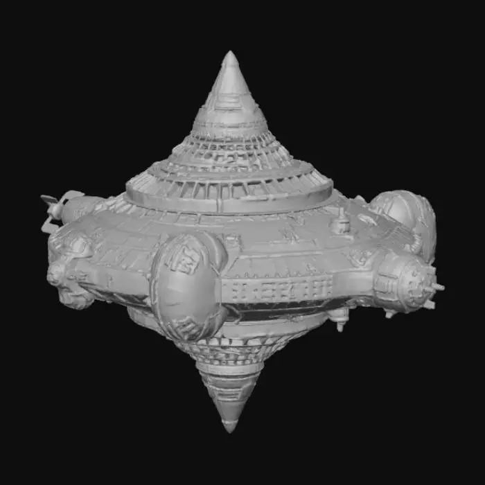 3D model for Spaceship that looksa more like a larg3 ci4cler spacestation to colonize planets