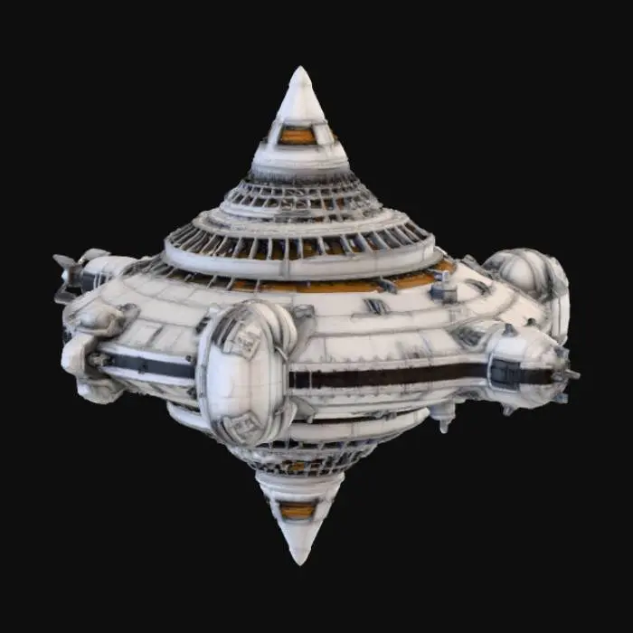 3D model for Spaceship that looksa more like a larg3 ci4cler spacestation to colonize planets
