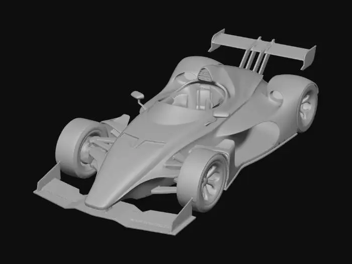 3D model for un auto de carreras moderno