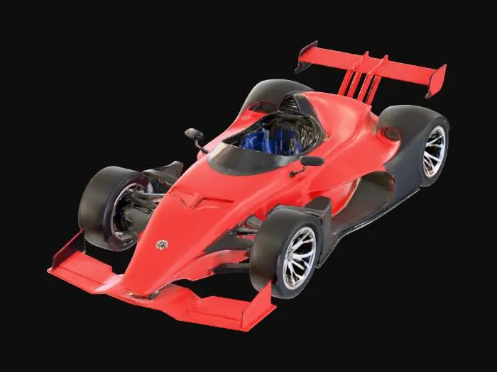 3D model for un auto de carreras moderno