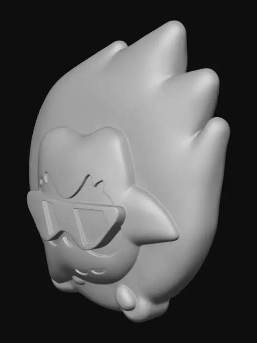 3D model for Blazing Hero