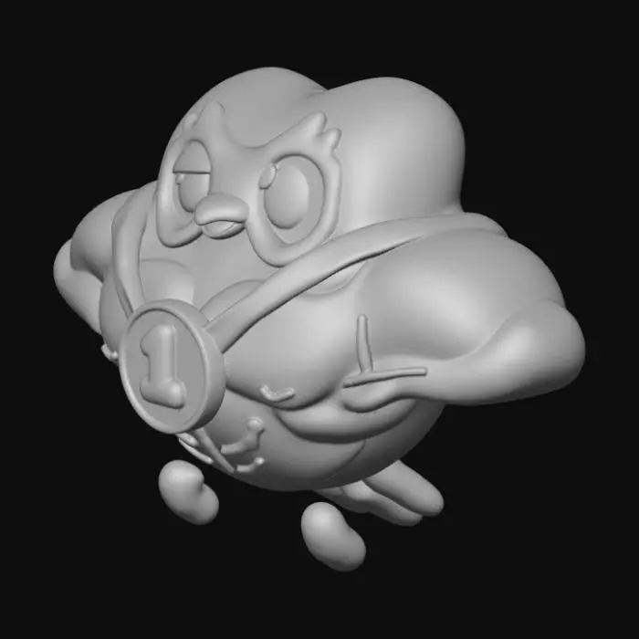 3D model for Green Muscle Champion