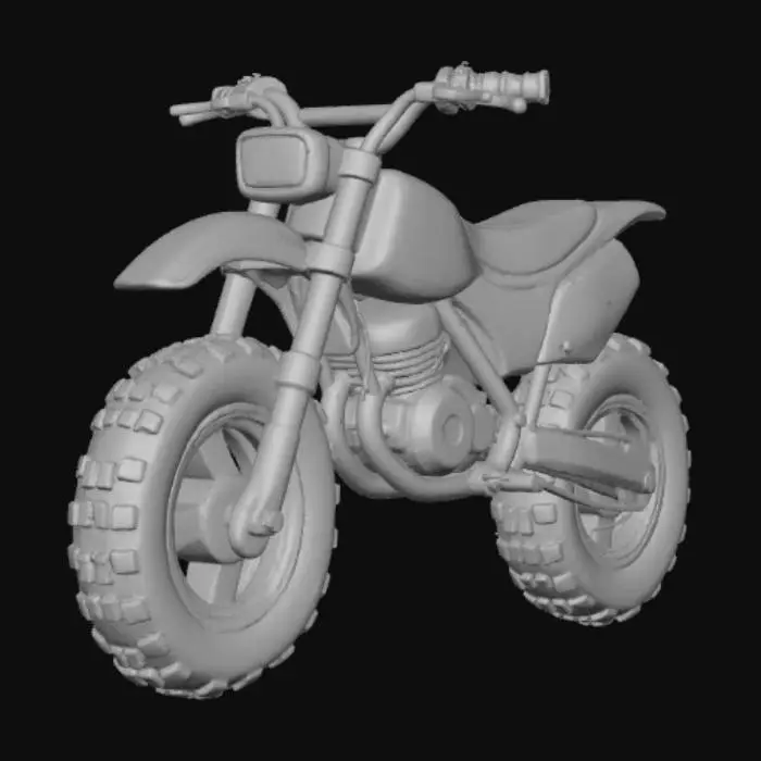 3D model for Dirt Bike Model