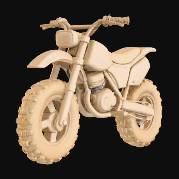 3D model for Dirt Bike Model