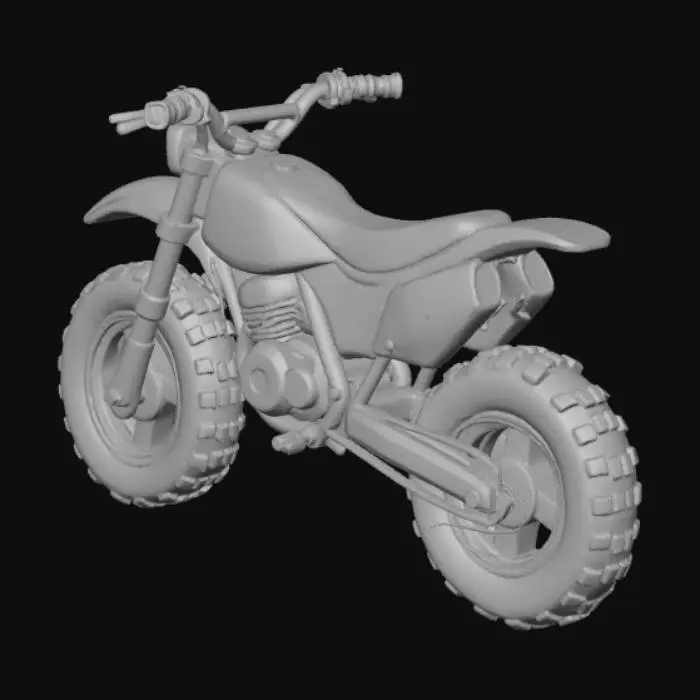 3D model for Dirt Bike Model