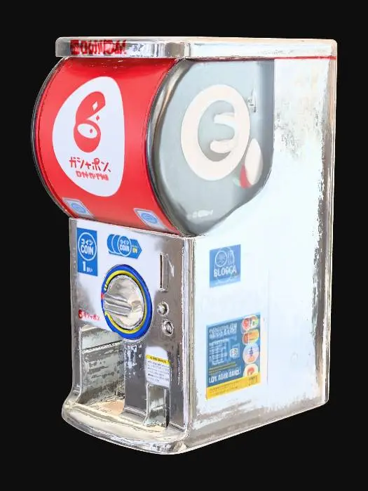 3D model for Gachapon Machine Toy