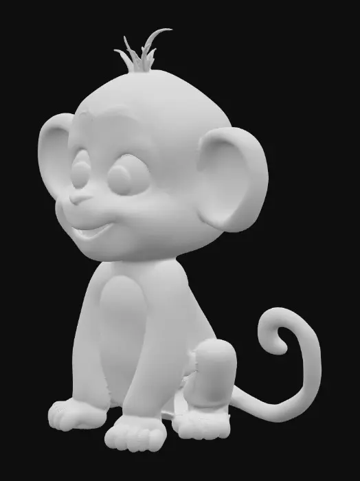 3D model for cute monkey