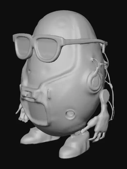 3D model for Cyber SpudBot