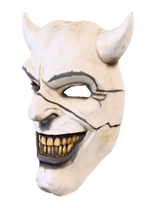 Devilish Grin Mask - Devil 3D model, vytvořený pomocí AI