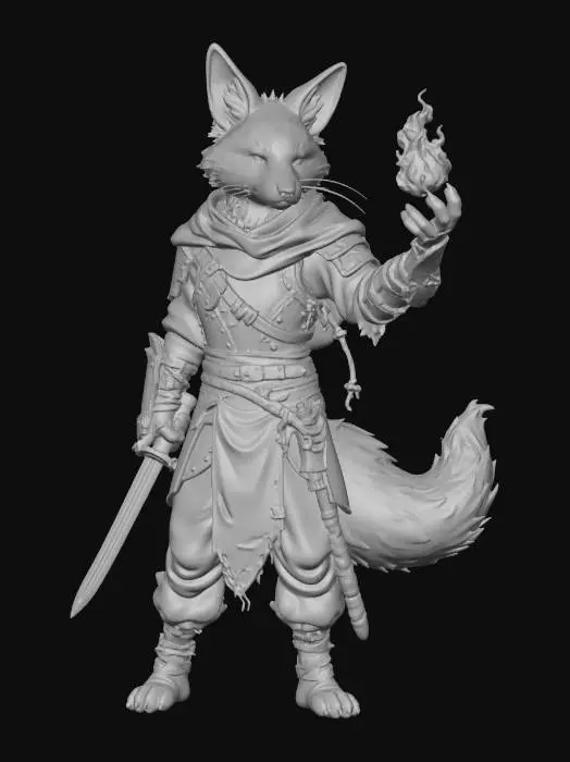 3D model for Shadowfox Magus