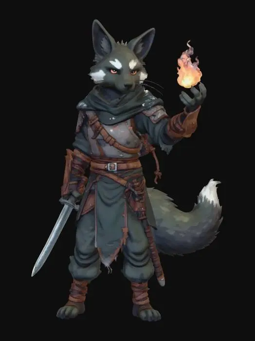3D model for Shadowfox Magus
