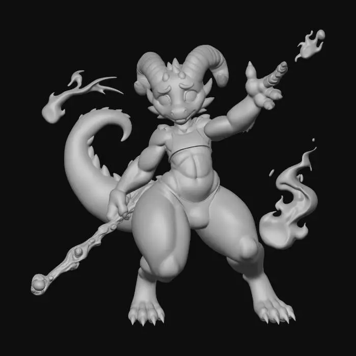 3D model for Mystical Swamp Guardian