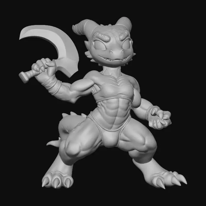 3D model for Crimson Guardian