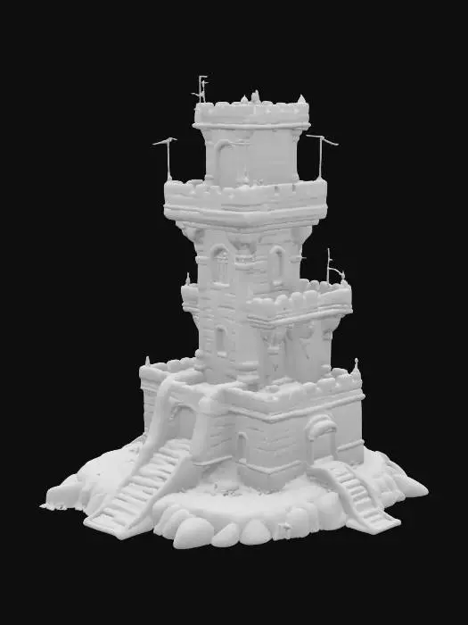 3D model for Fortress Keep
