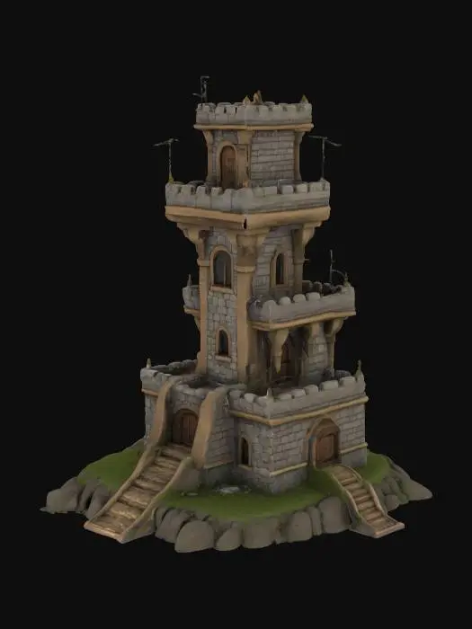 3D model for Fortress Keep