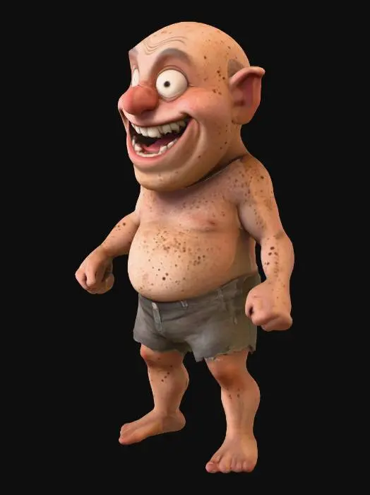 3D model for funny and ugly