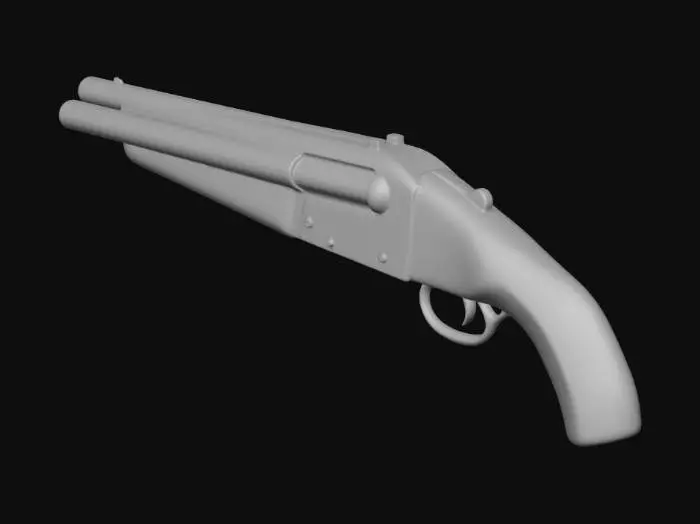 3D model for Double barrel