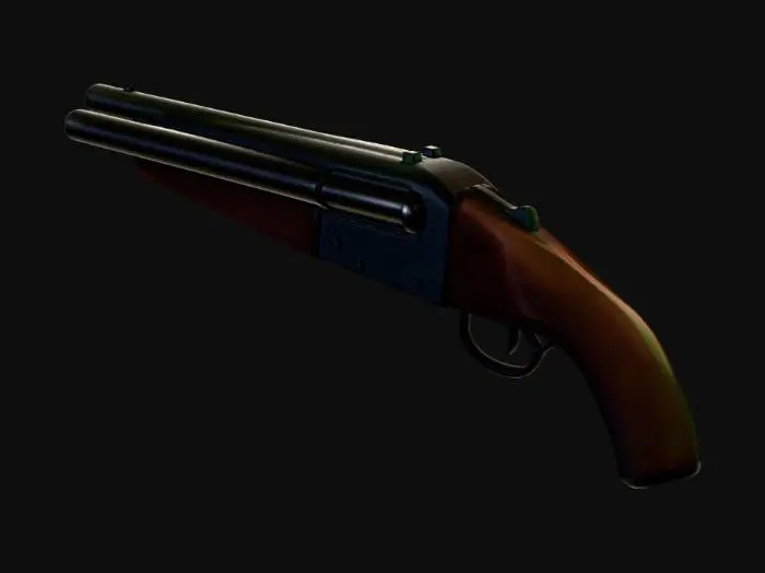 3D model for Double barrel