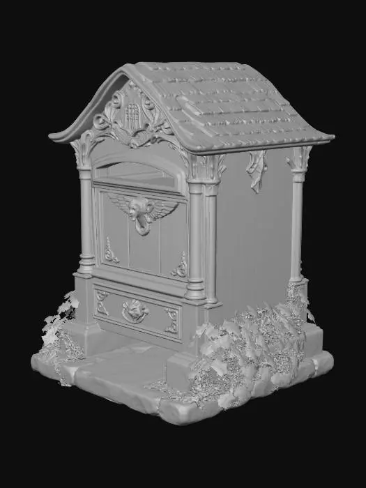 3D model for Heraldic Mailbox
